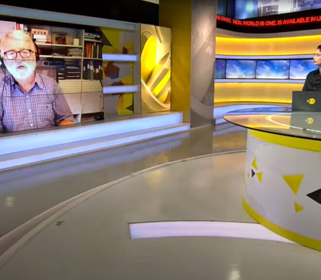 Svein Tveitdal on WION (World is One News)